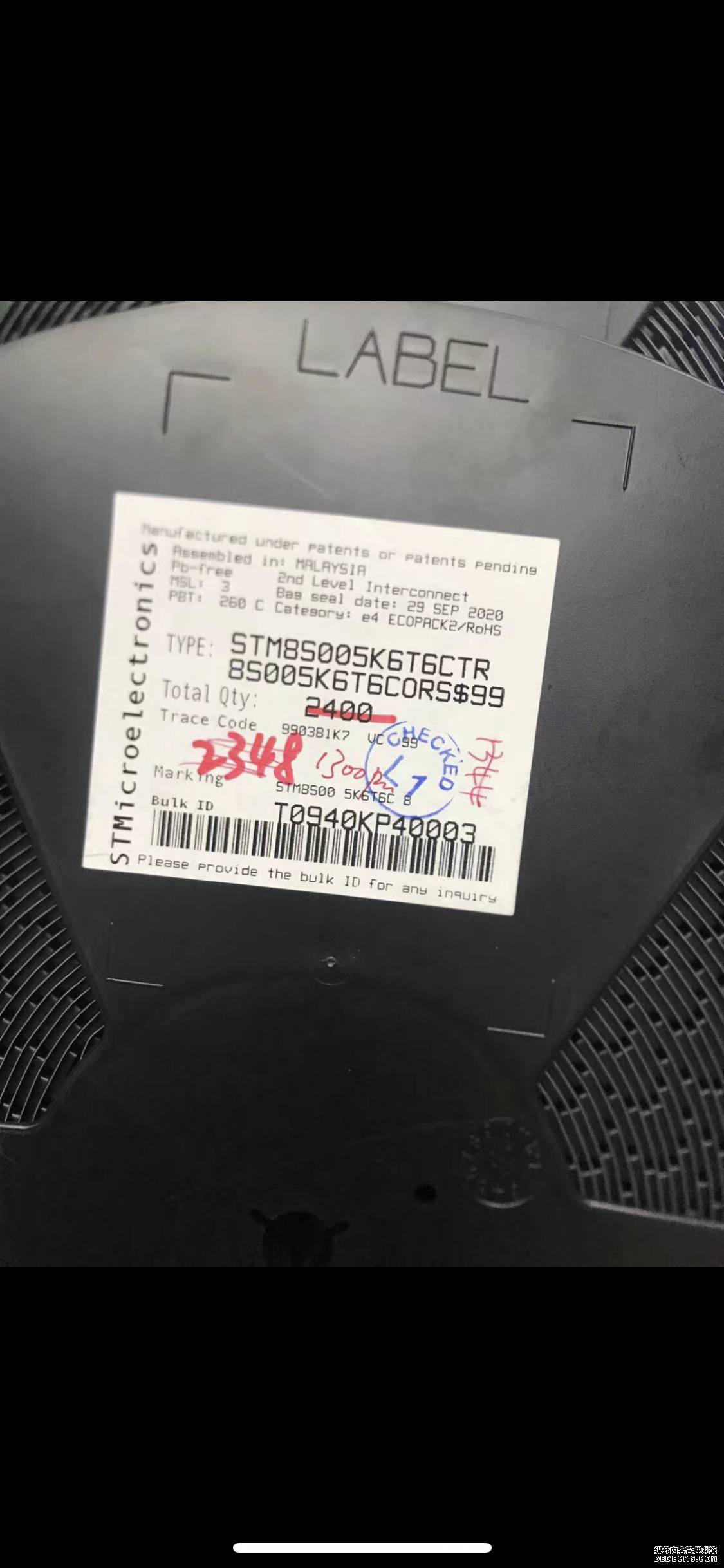 STM8S005K6T6CTR原装现货并高价回收